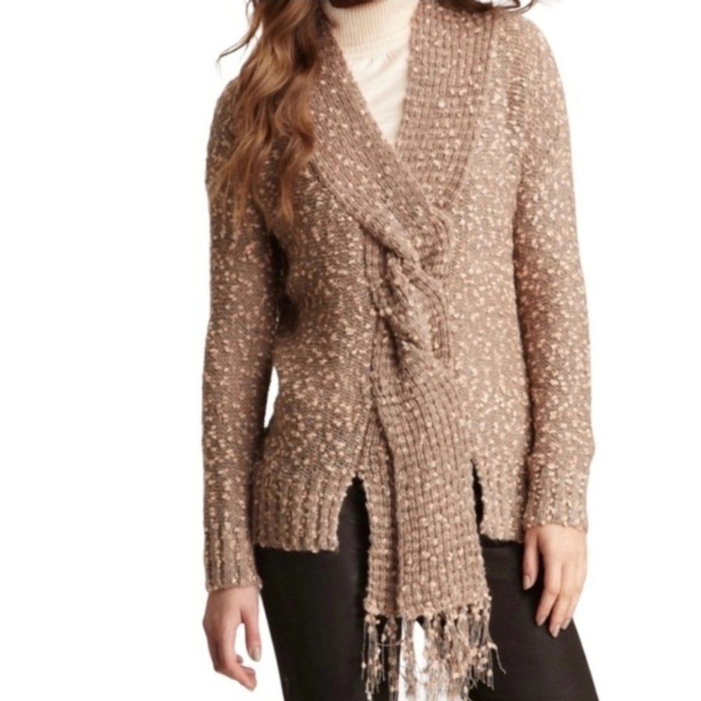 Knitted Tie‎ Front Cardigan Size Medium by Shu Shu for Anthropologie